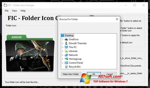 스크린 샷 Icon Changer Windows 7