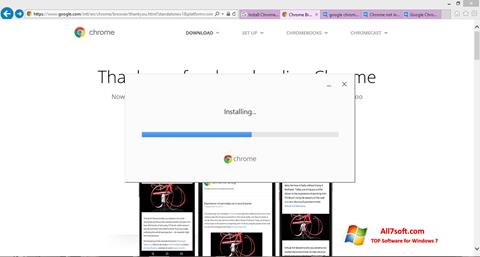 스크린 샷 Google Chrome Offline Installer Windows 7