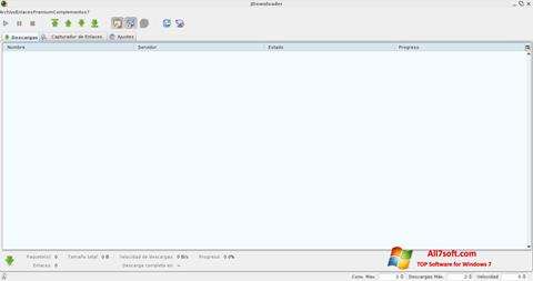 스크린 샷 JDownloader Windows 7