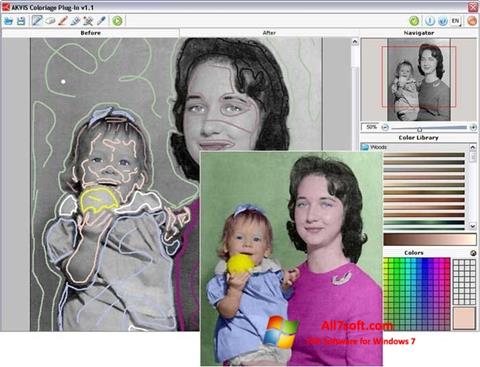 스크린 샷 AKVIS Coloriage Windows 7