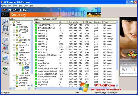스크린 샷 PC Inspector File Recovery Windows 7