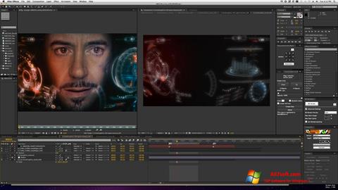 스크린 샷 Adobe After Effects Windows 7
