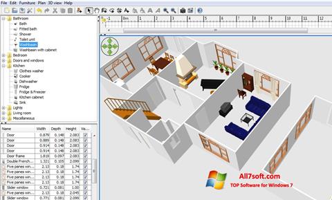 스크린 샷 FloorPlan 3D Windows 7