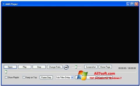 스크린 샷 AMR Player Windows 7