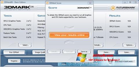 스크린 샷 3DMark06 Windows 7