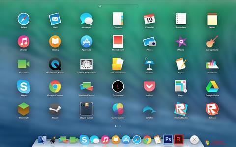 스크린 샷 OS X Flat IconPack Installer Windows 7