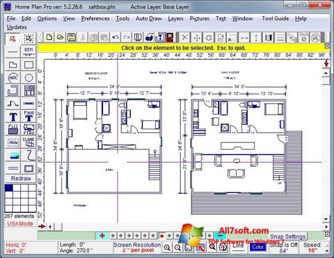 스크린 샷 Home Plan Pro Windows 7