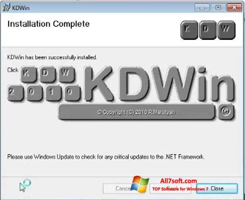 스크린 샷 KDWin Windows 7