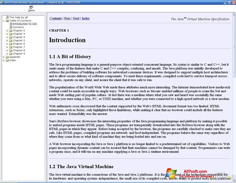 스크린 샷 Java Virtual Machine Windows 7