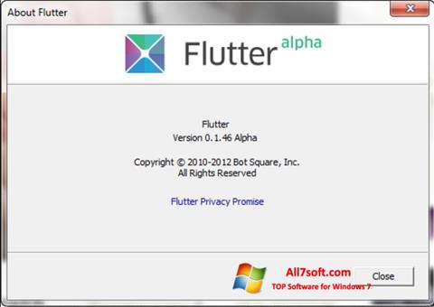 스크린 샷 Flutter Windows 7