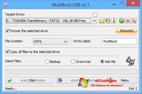 스크린 샷 Multi Boot USB Windows 7