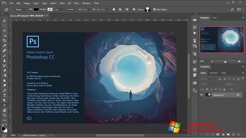 스크린 샷 Adobe Photoshop Windows 7