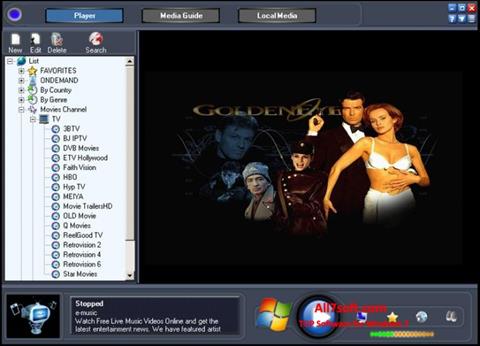 스크린 샷 Online TV Live Windows 7
