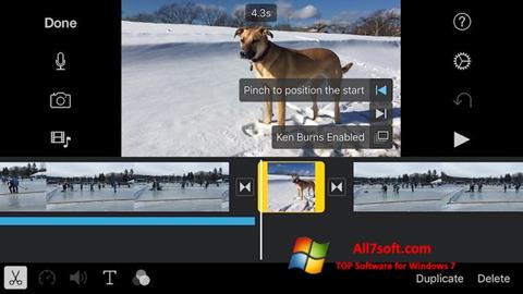 스크린 샷 iMovie Windows 7