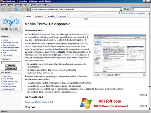 스크린 샷 Mozilla Firefox Windows 7