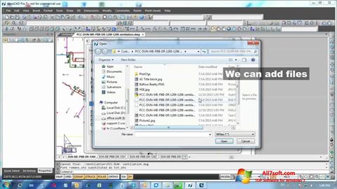 스크린 샷 nanoCAD Windows 7