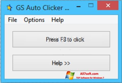 스크린 샷 GS Auto Clicker Windows 7