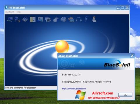 스크린 샷 BlueSoleil Windows 7