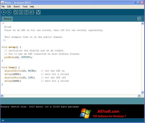 스크린 샷 Arduino Windows 7