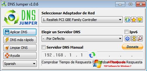 스크린 샷 DNS Jumper Windows 7