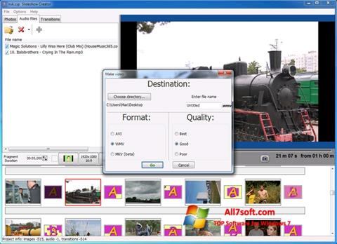 스크린 샷 Bolide Slideshow Creator Windows 7