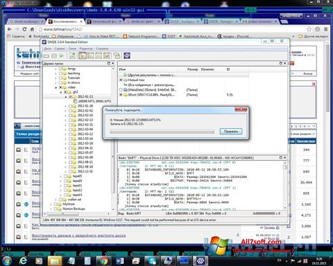스크린 샷 DMDE Windows 7
