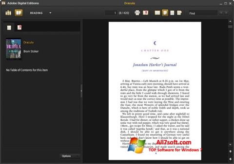 스크린 샷 Adobe Digital Editions Windows 7