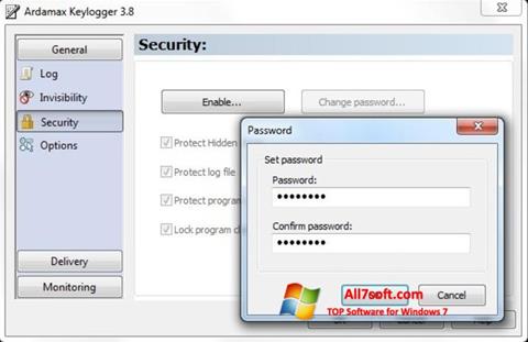 스크린 샷 Ardamax Keylogger Windows 7