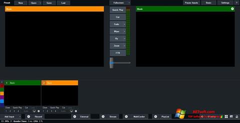 스크린 샷 vMix Windows 7