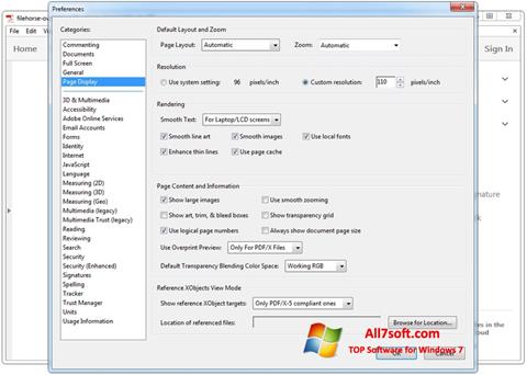 스크린 샷 Adobe Acrobat Windows 7