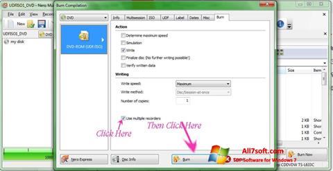스크린 샷 Nero Image Drive Windows 7