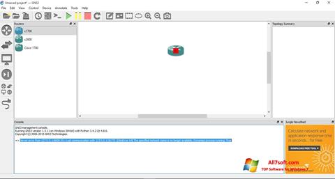 스크린 샷 GNS3 Windows 7