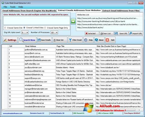 스크린 샷 eMail Extractor Windows 7