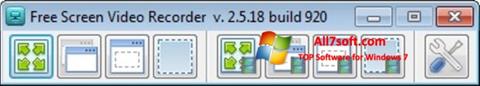 스크린 샷 Free Screen Video Recorder Windows 7