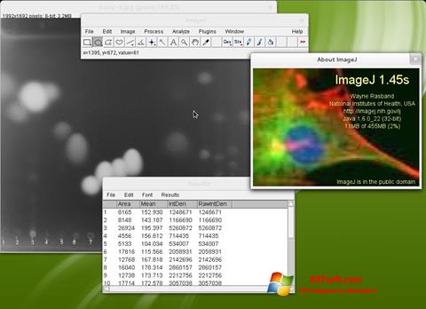 스크린 샷 ImageJ Windows 7