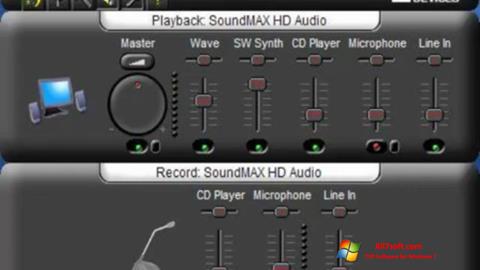 스크린 샷 SoundMAX Windows 7