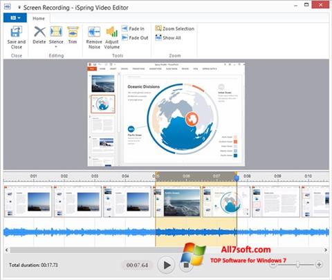 스크린 샷 iSpring Free Windows 7