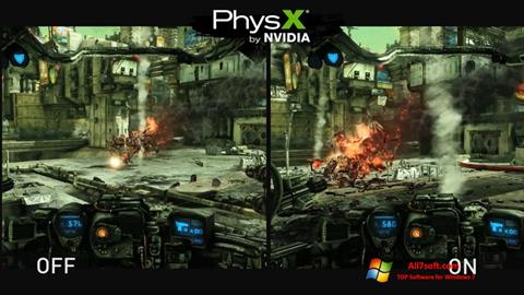 스크린 샷 NVIDIA PhysX Windows 7