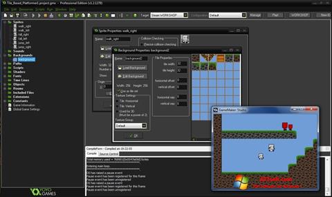 스크린 샷 GameMaker: Studio Windows 7