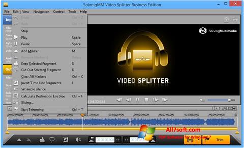 스크린 샷 SolveigMM Video Splitter Windows 7