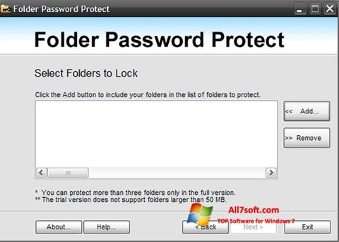 스크린 샷 Password Protect USB Windows 7