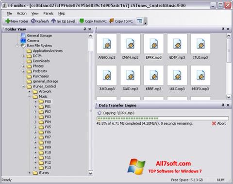스크린 샷 iFunBox Windows 7