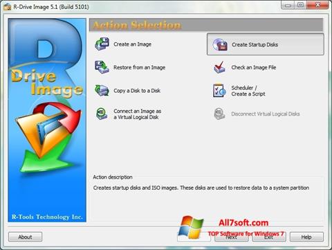 스크린 샷 R-Drive Image Windows 7