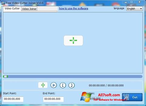 스크린 샷 Free Video Cutter Windows 7